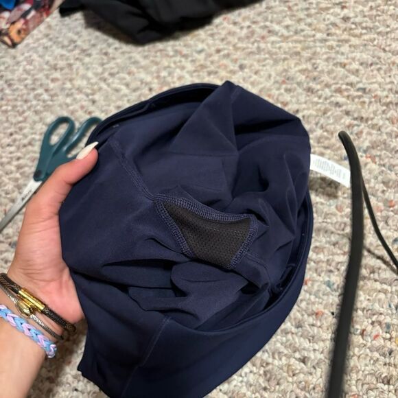 Athleta Fairway High Rise Golf 18" Skort Built in Shorts Navy Blue- Size XS - Picture 13 of 14